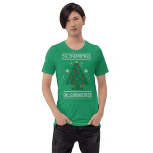 "OH, CHEMISTREE" "OH, Christmas Tree" - Unisex Jersey Short Sleeve Tee